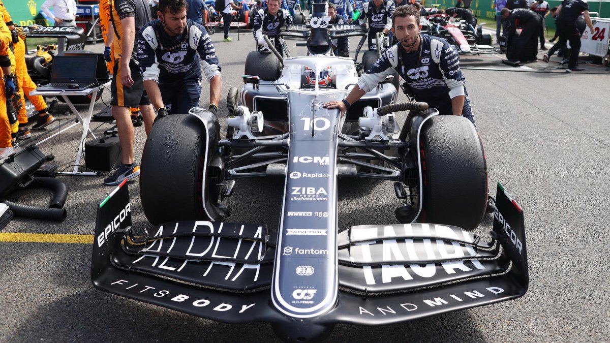Pierre Gasly před závodem v Belgii