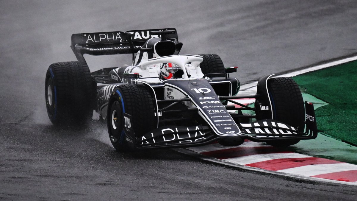 Pierre Gasly v deštivém závodě v Japonsku