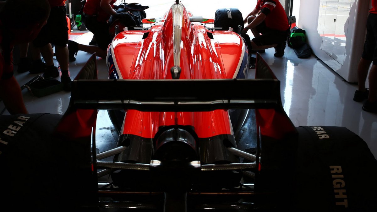 Zadní zavěšení kol vozu Manor Marussia F1 Team