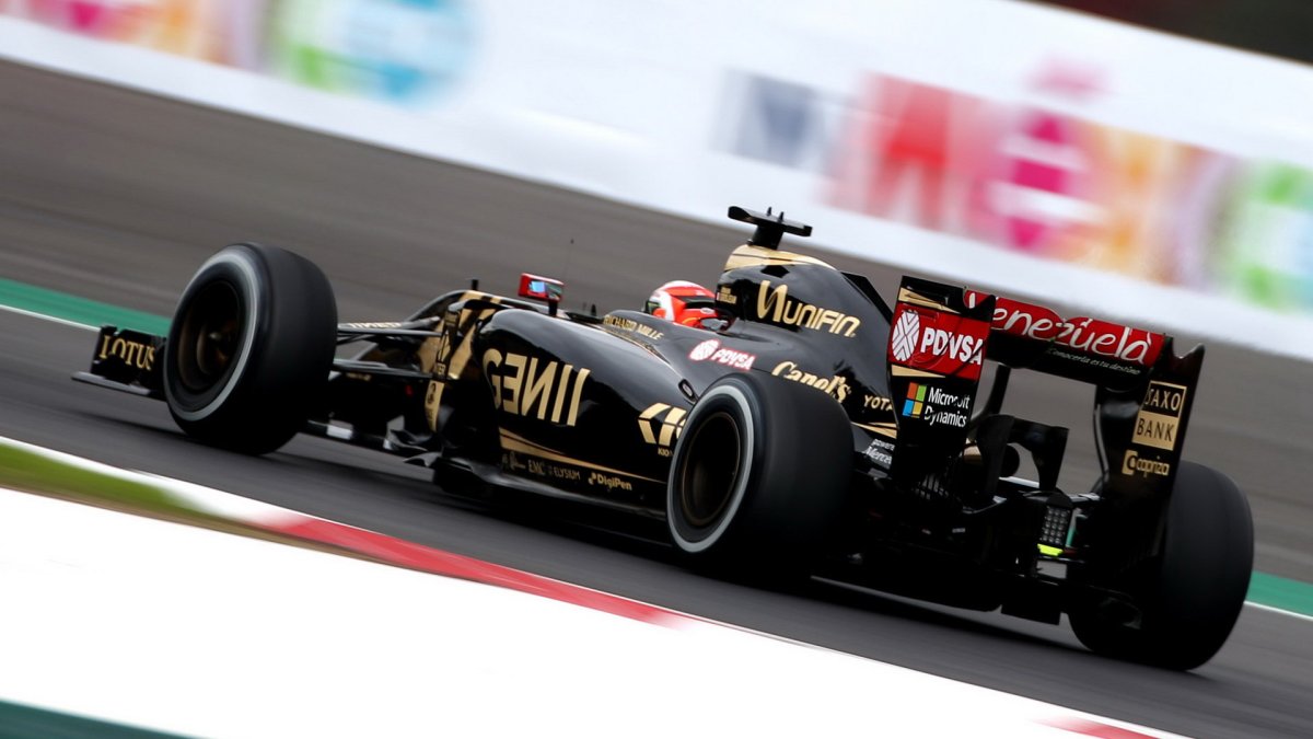 Romain Grosjean v Mexiku