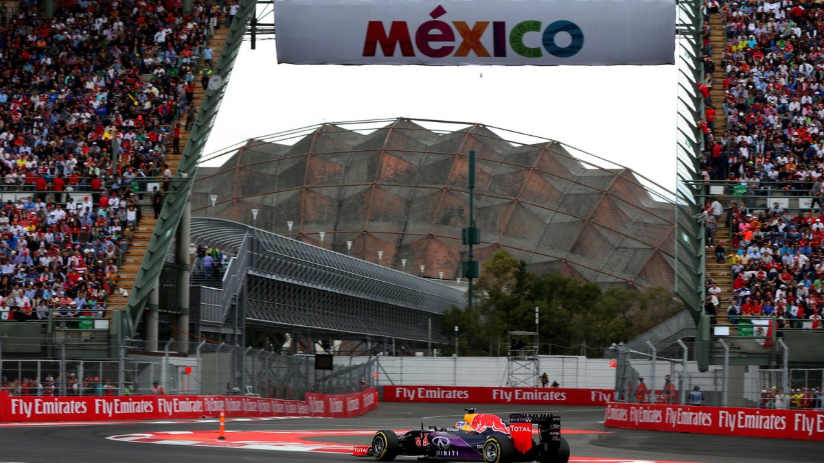 Daniel Ricciardo v Mexiku