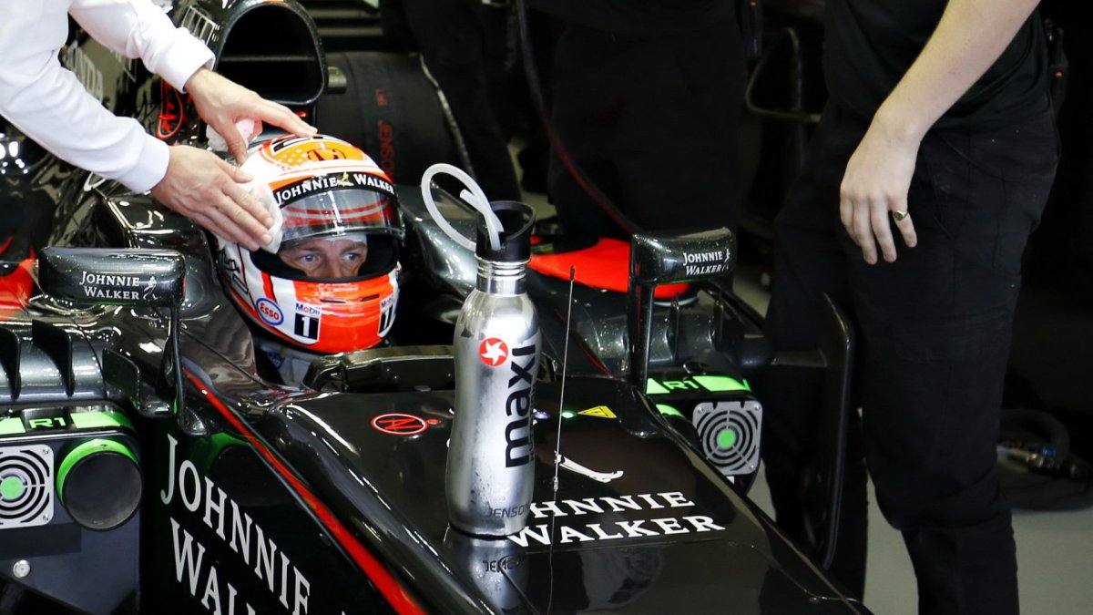 Jenson Button v Mexiku