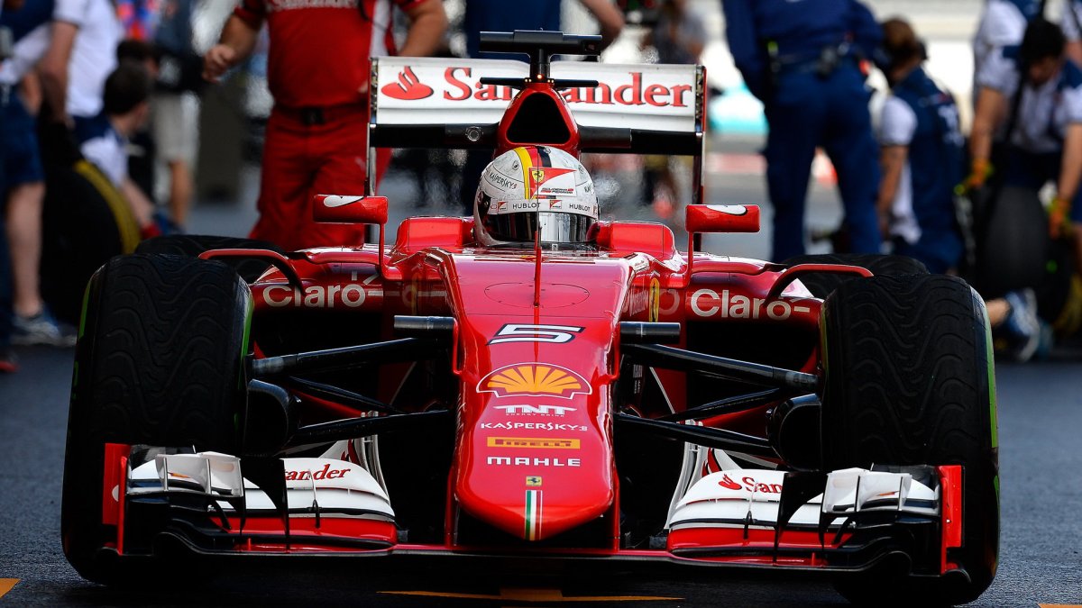 Sebastian Vettel v Mexiku