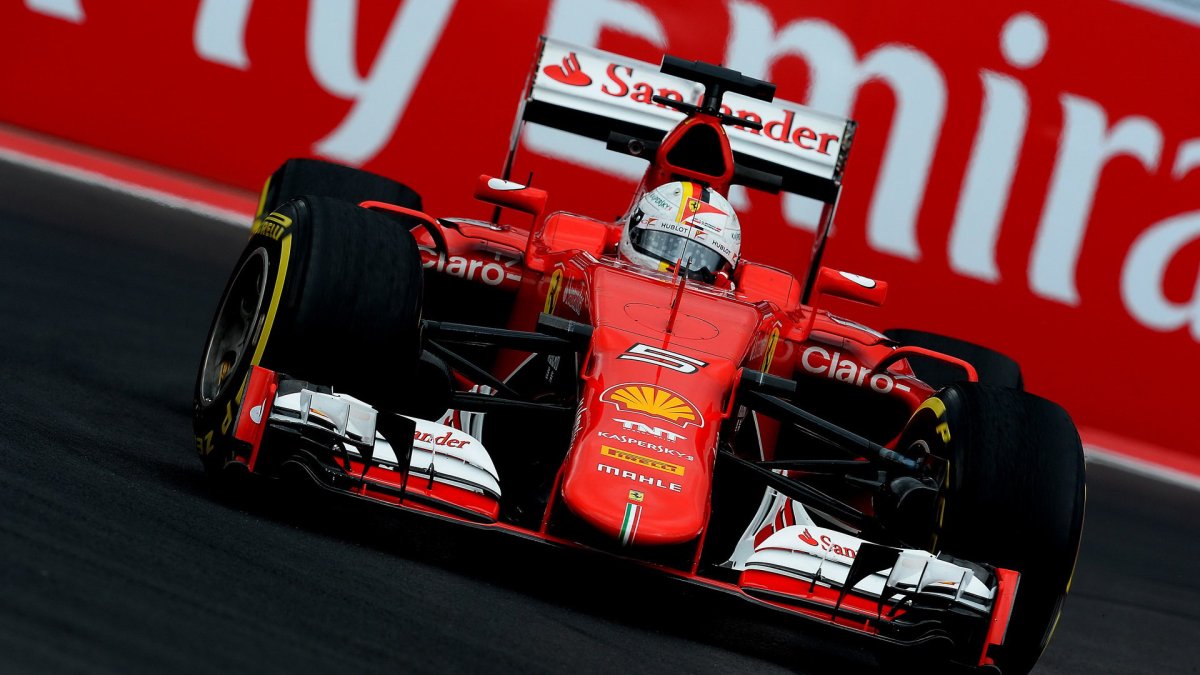 Sebastian Vettel v Mexiku