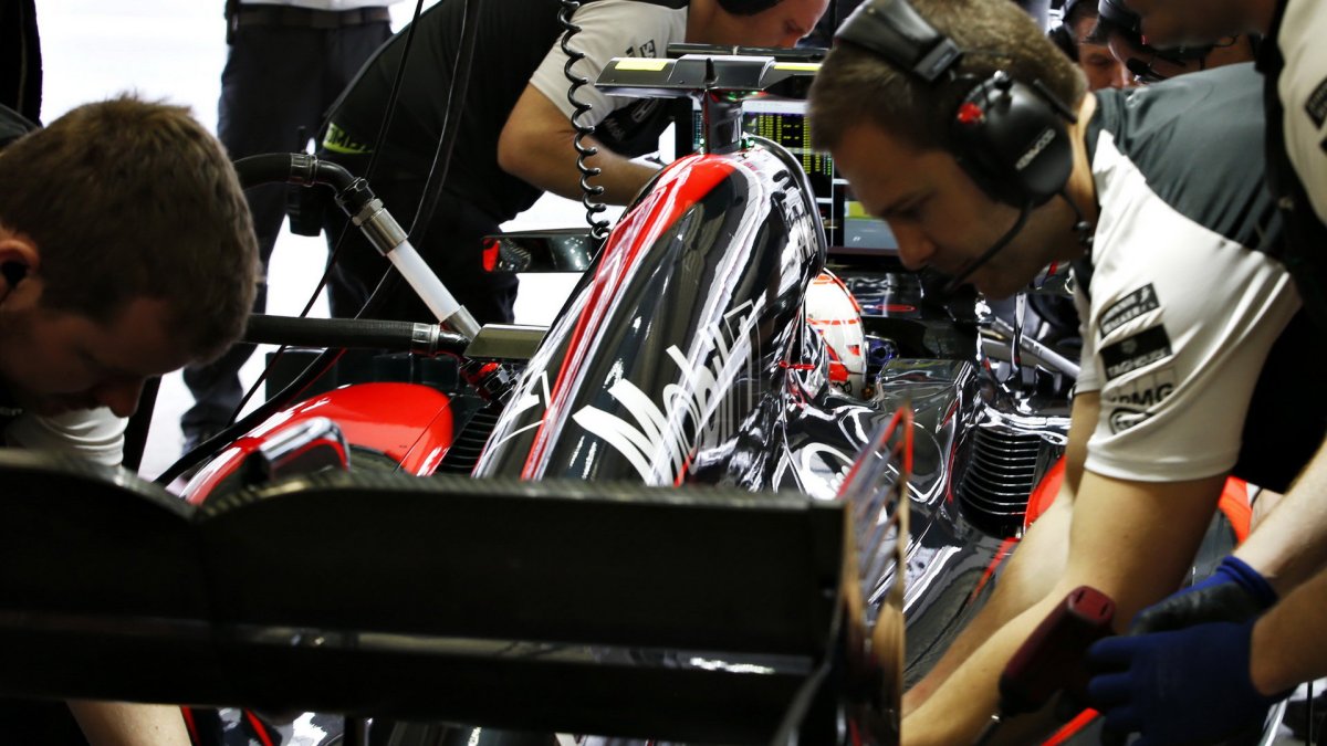 Jenson Buttton v Mexiku