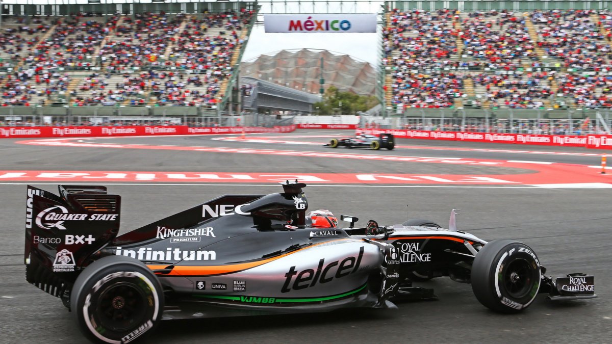 Nico Hülkenberg v Mexiku