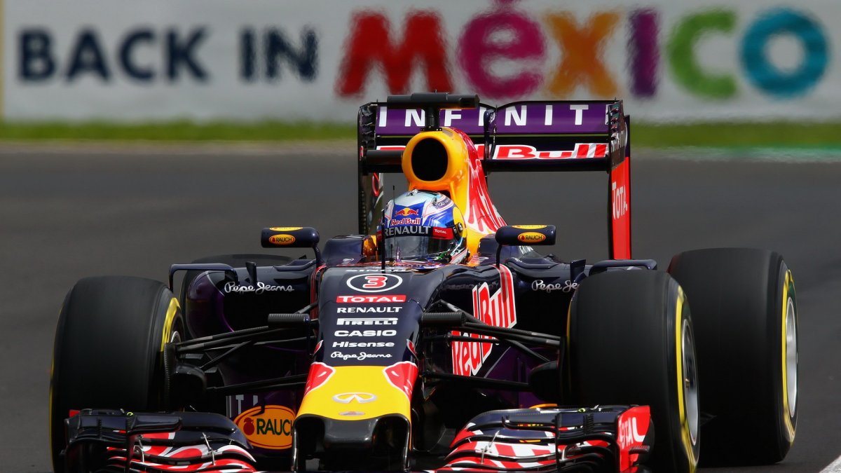 Daniel Ricciardo v Mexiku
