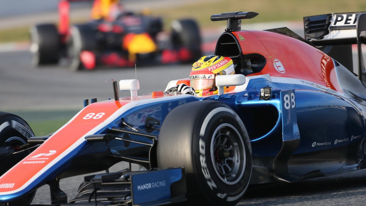 Rio Harjanto s novým vozem Manor MRT05