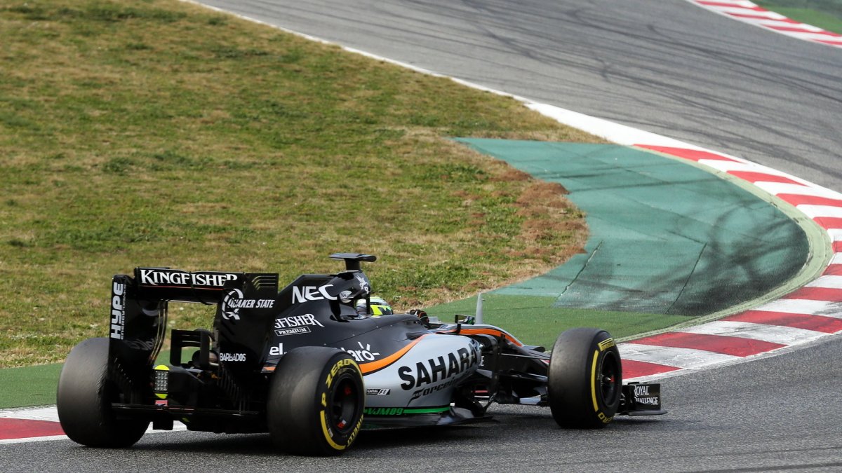 Nico Hülkenberg s vozem Force India VJM09 - Mercedes, třetí den testů v Barceloně