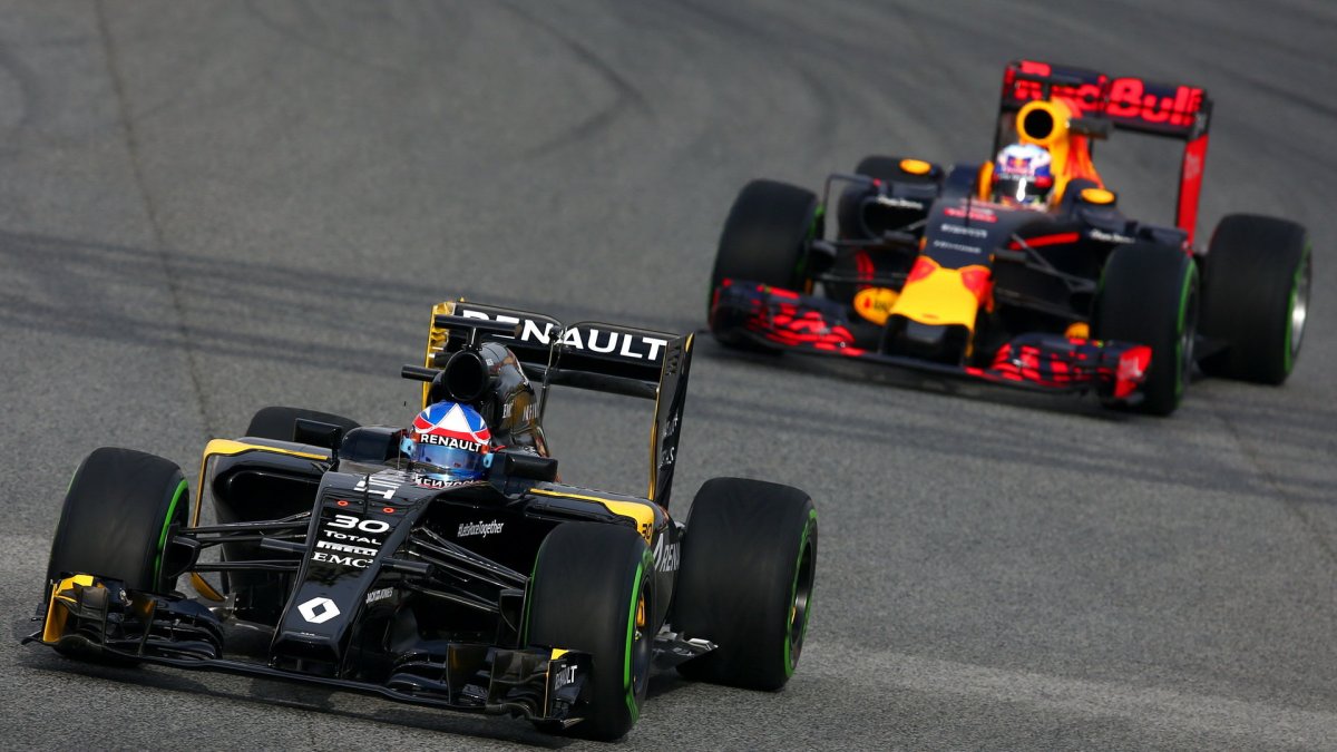 Jolyon Palmer a Daniel Ricciardo