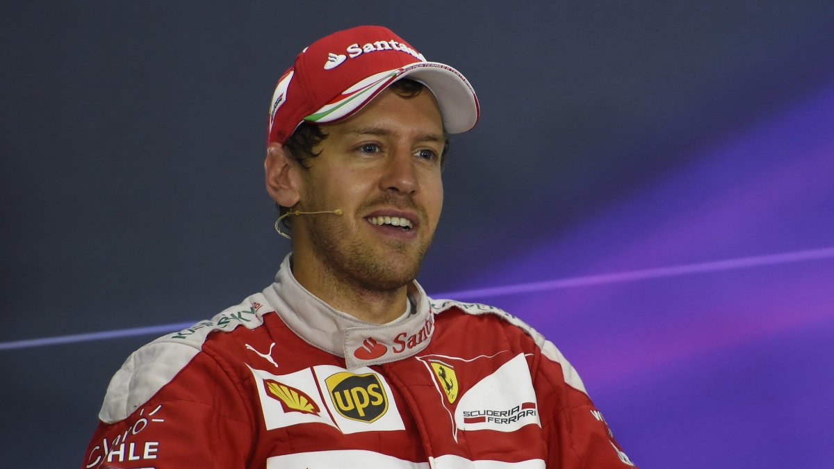 Sebastian Vettel při tiskovce po závodě v Číně