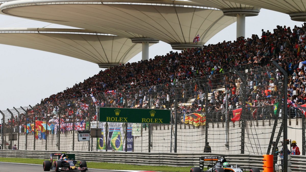 Nico Hülkenberg v závodě v Číně