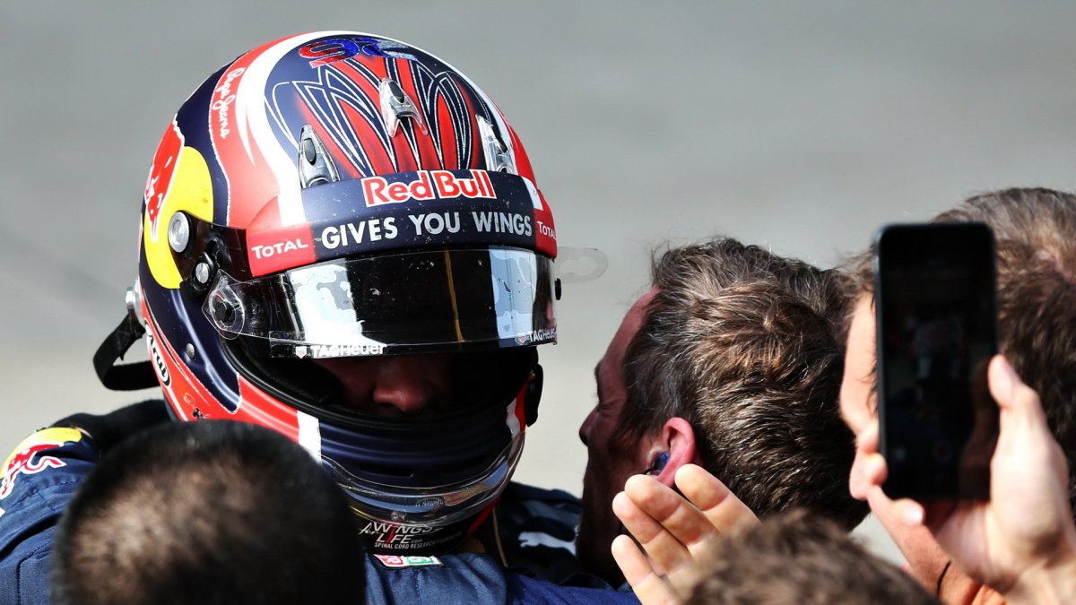 Daniil Kvjat po závodě v Číně