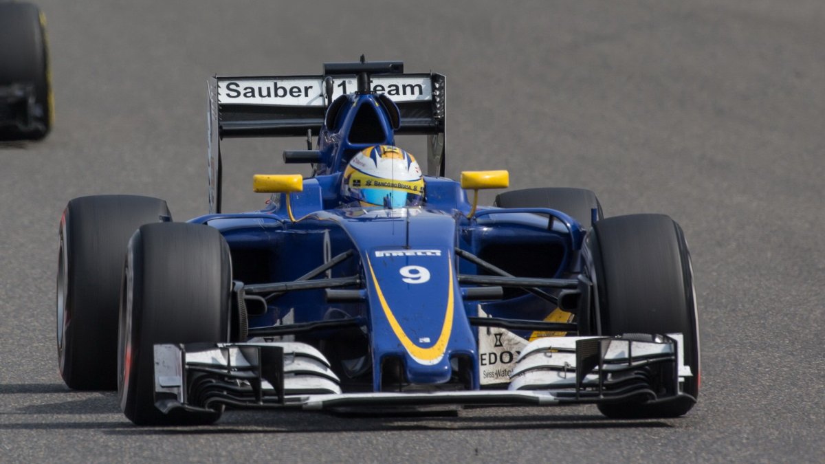 Marcus Ericsson v závodě v Číně