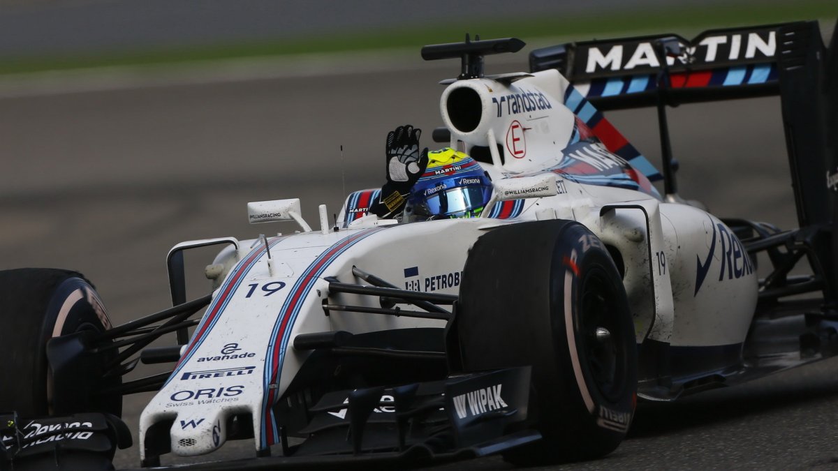 Felipe Massa v závodě v Číně