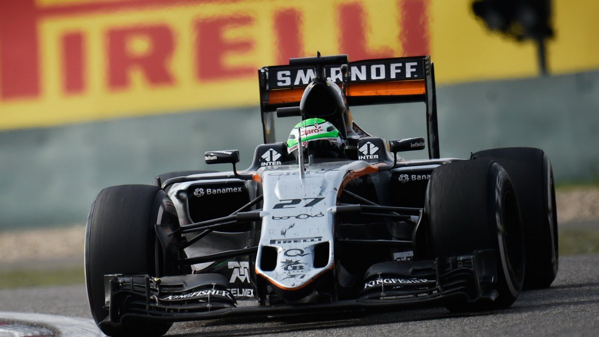 Nico Hülkenberg v závodě v Číně