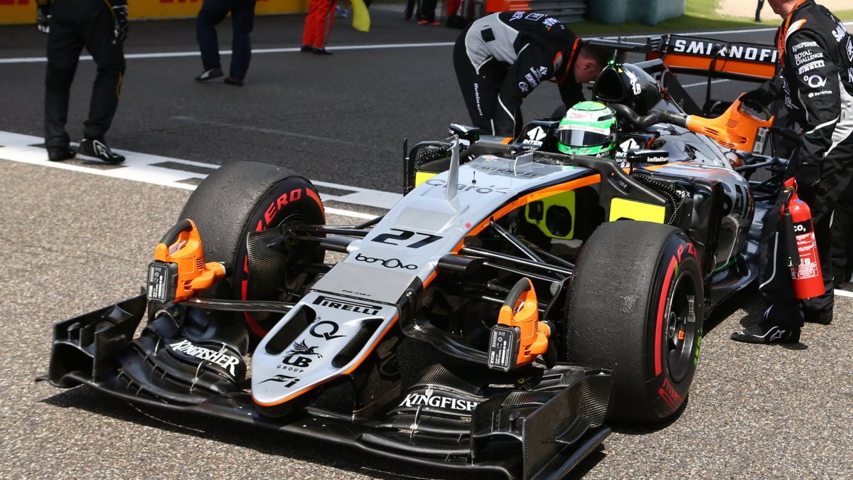Nico Hülkenberg v závodě v Číně