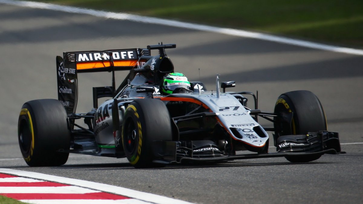 Nico Hülkenberg v závodě v Číně