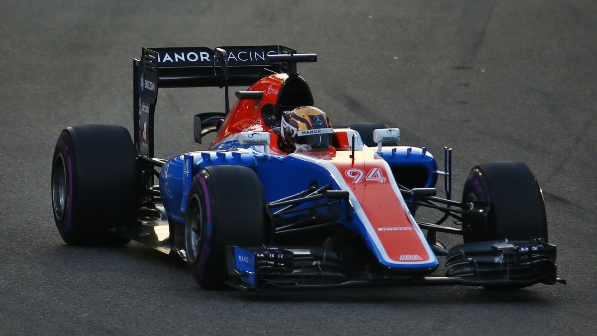 Pascal Wehrlein v závodě v Abú Zabí