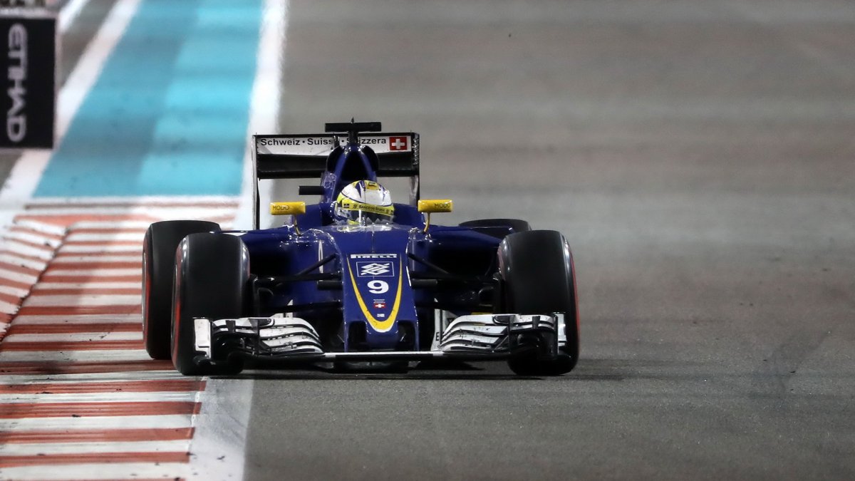 Marcus Ericsson v závodě Abú Zabí