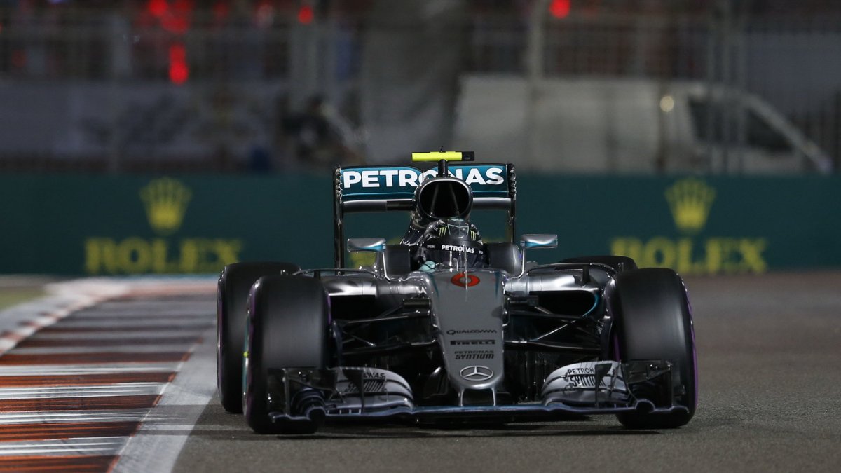 Nico Rosberg v kvalifikaci v Abú Zabí