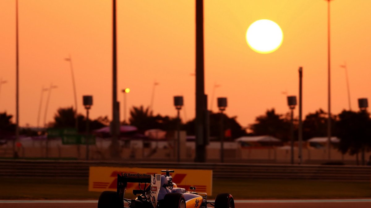 Marcus Ericsson v kvalifikaci v Abú Zabí