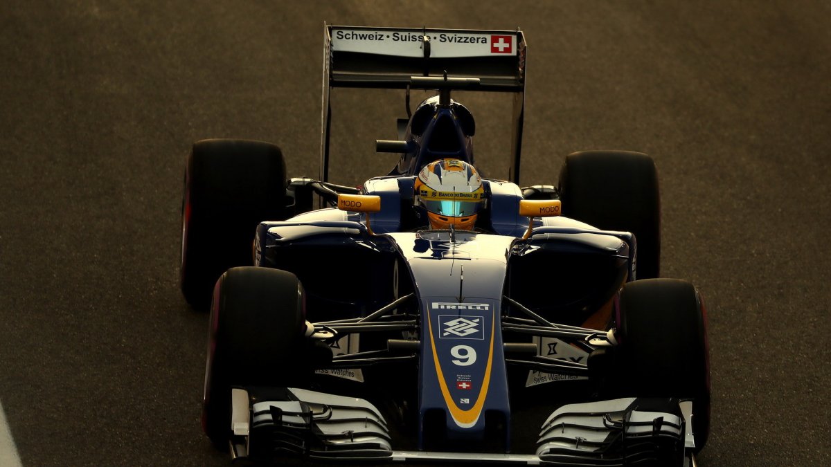 Marcus Ericsson v kvalifikaci v Abú Zabí