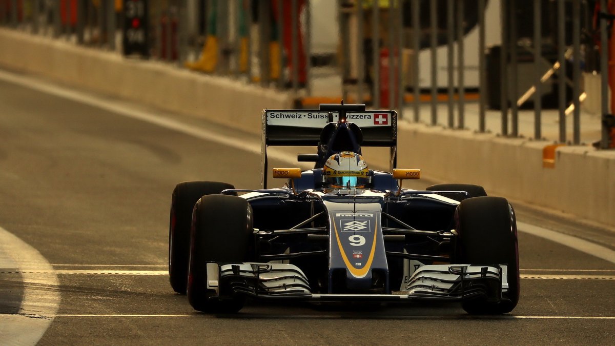 Marcus Ericsson v kvalifikaci v Abú Zabí