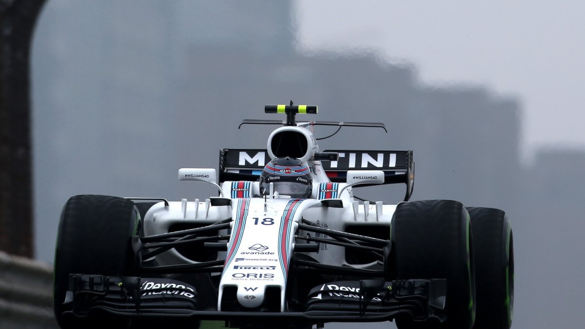 Lance Stroll před závodem v Číně