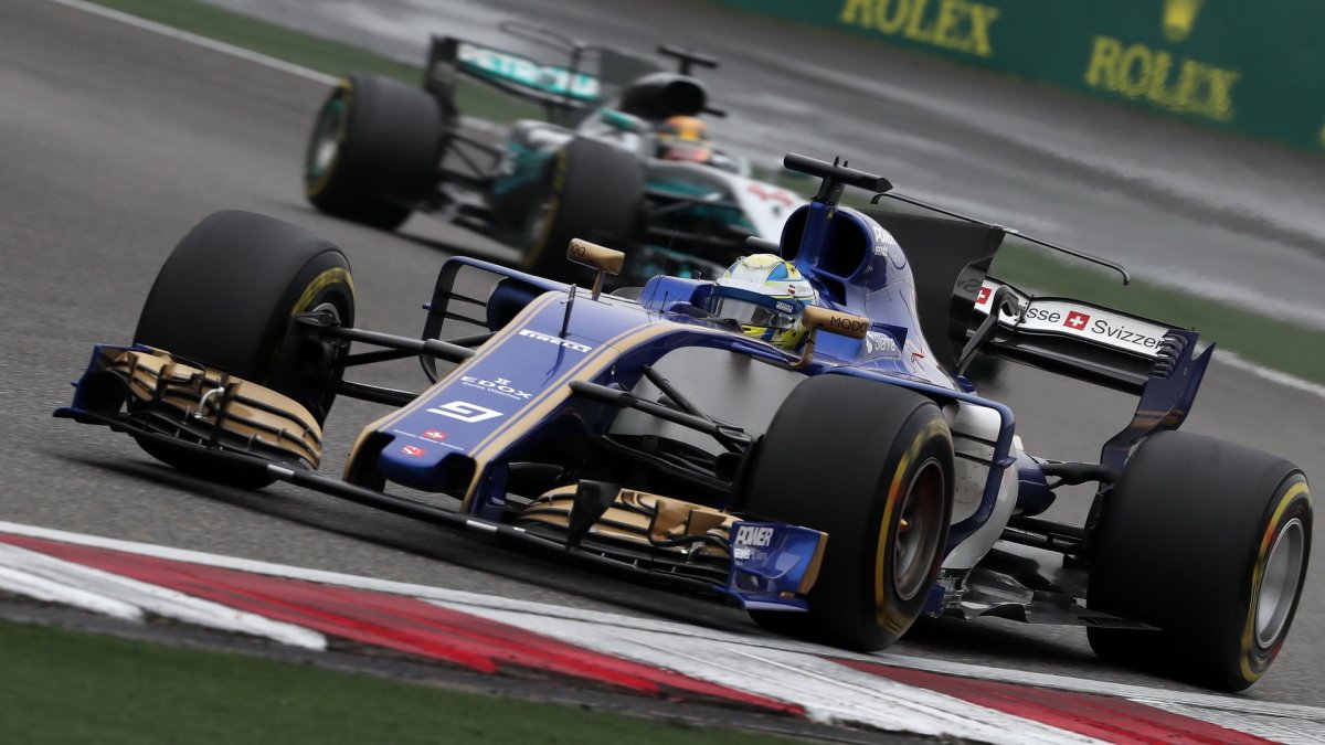Marcus Ericsson v závodě v Číně