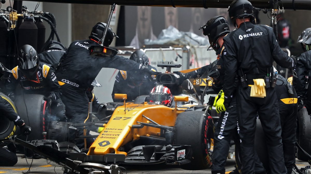 Nico Hülkenberg v závodě v Číně