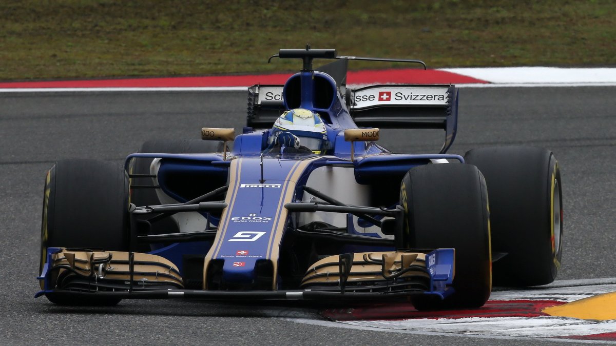 Marcus Ericsson v závodě v Číně
