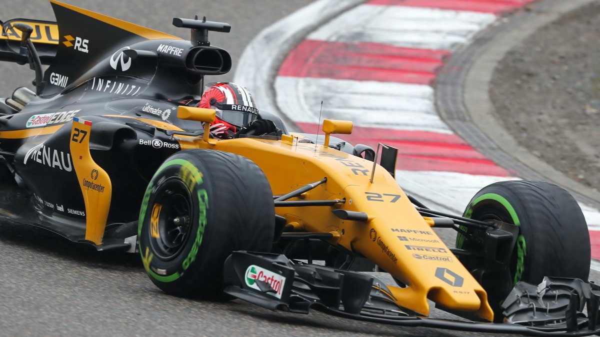 Nico Hülkenberg v závodě v Číně