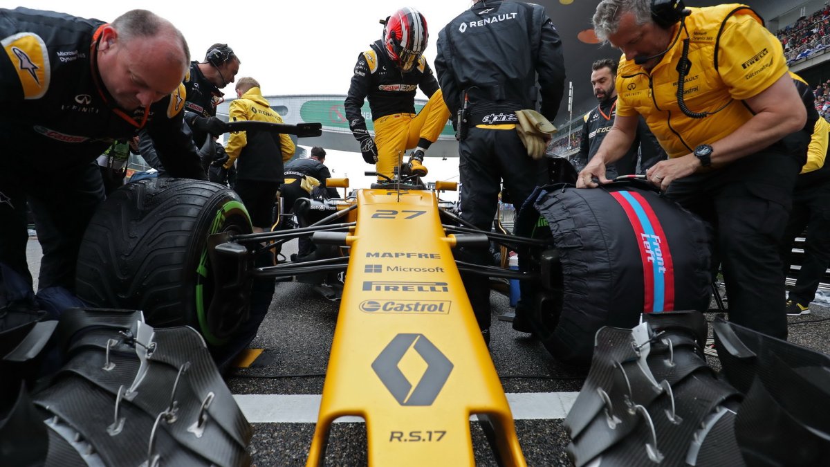Nico Hülkenberg před závodem v Číně