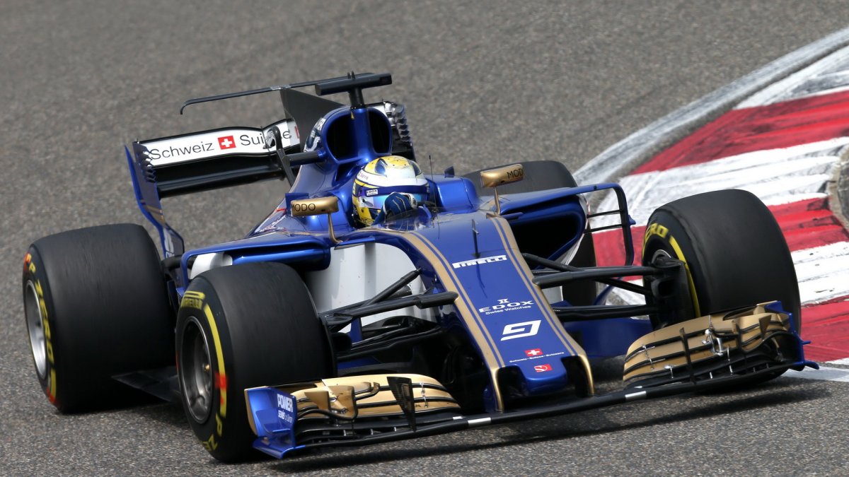 Marcus Ericsson v kvalifikaci v Číně