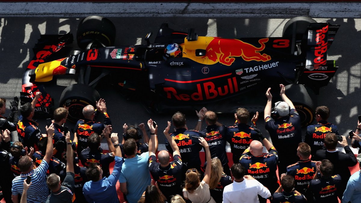 Daniel Ricciardo dojel na třetím místě v závodě v Kanadě