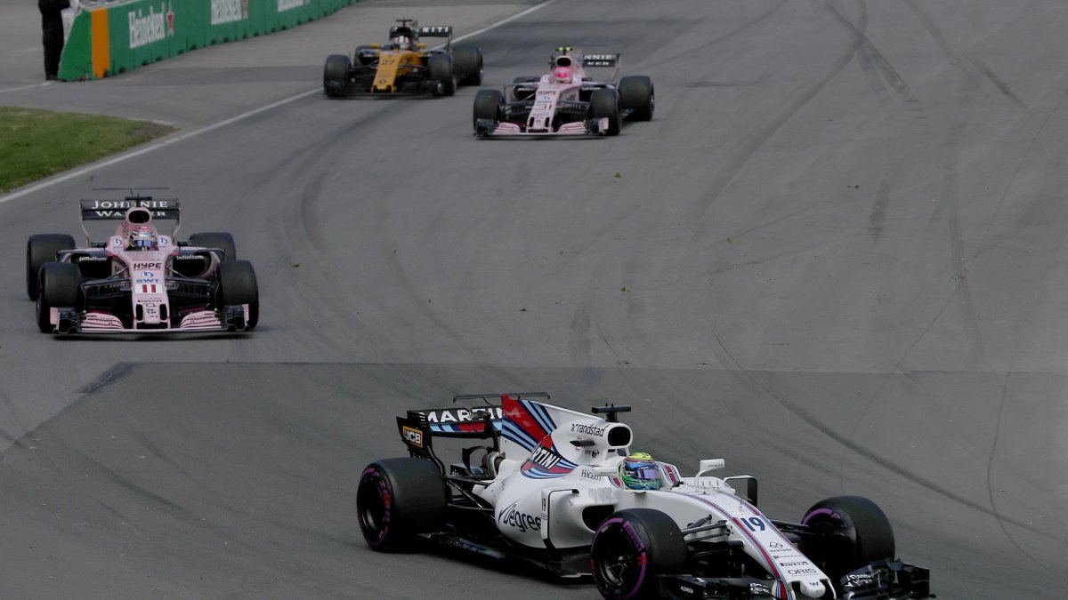 Felipe Massa v zahřívacím kole před závodem v Kanadě