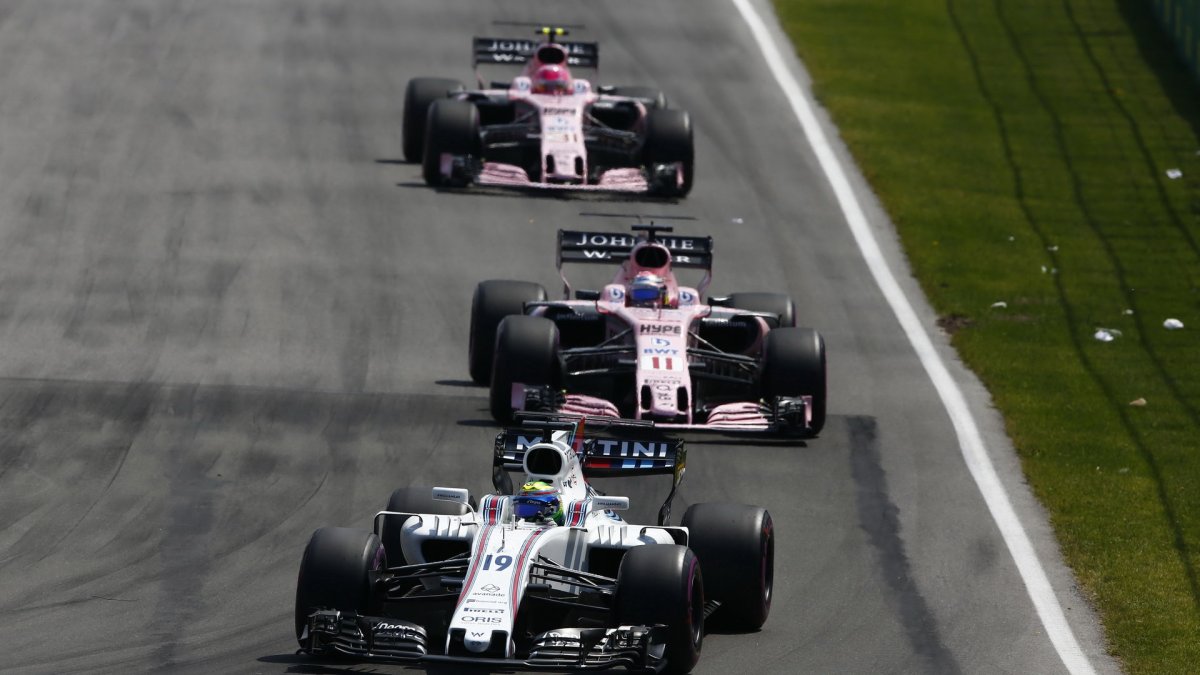 Felipe Massa v zahřívacím kole před závodem v Kanadě