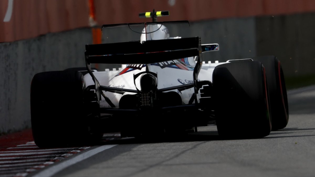 Lance Stroll při tréninku v Kanadě