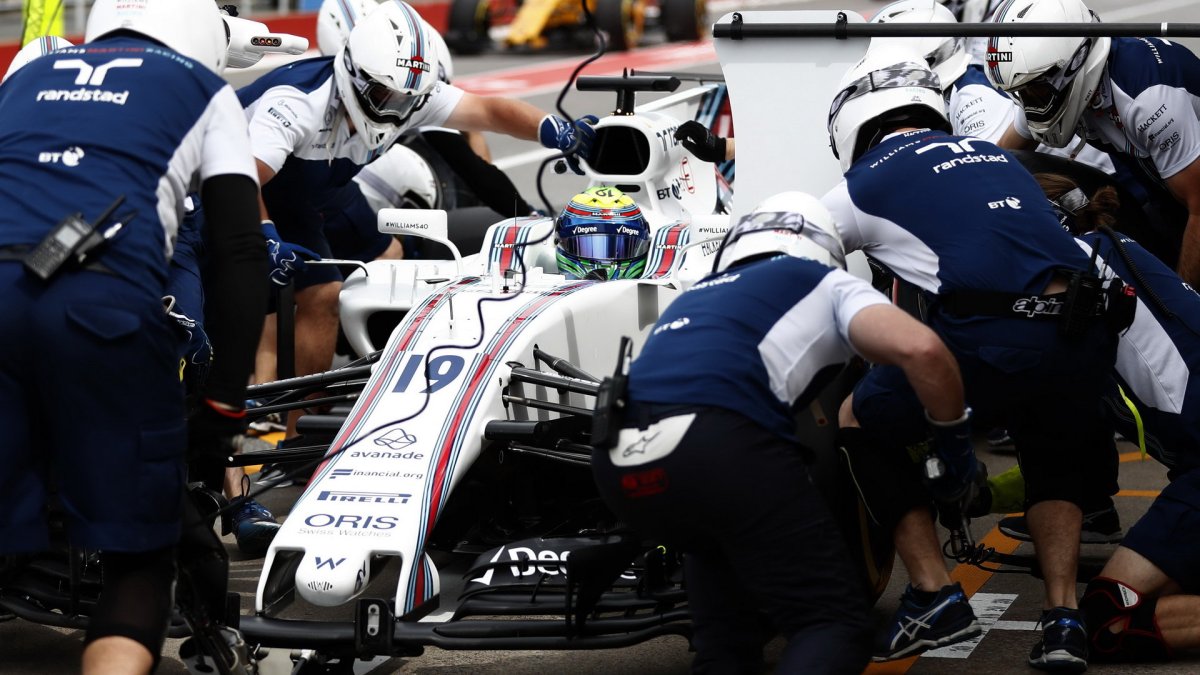 Felipe Massa při tréninku v Kanadě