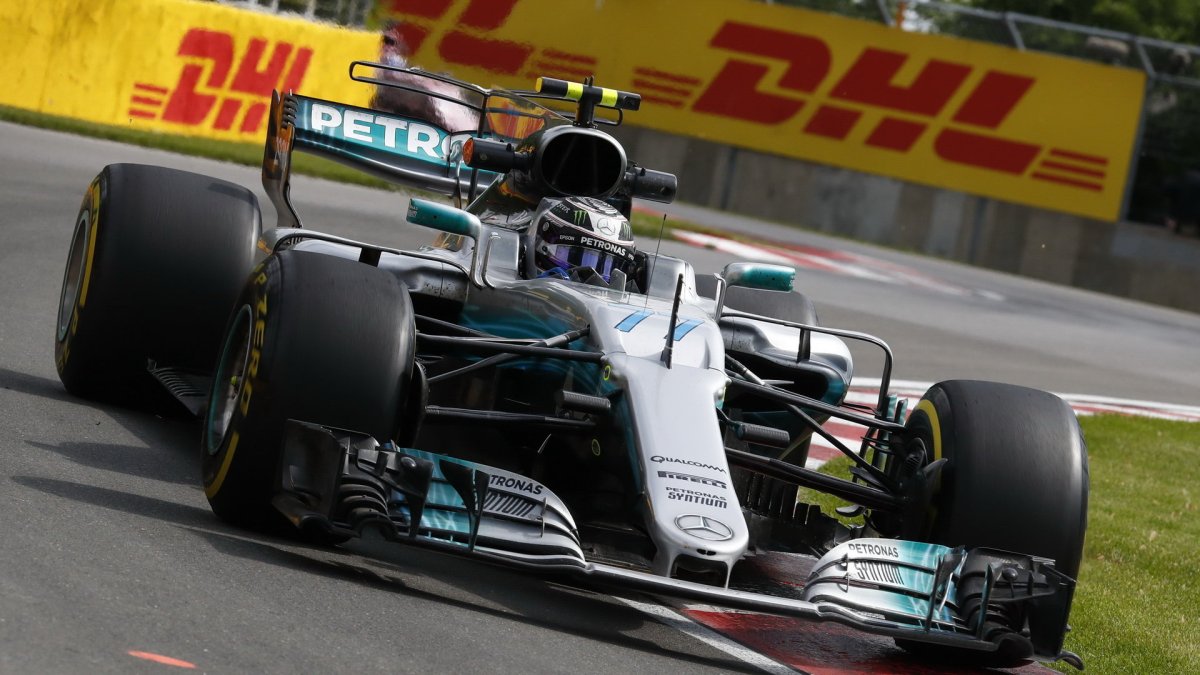 Valtteri Bottas při tréninku v Kanadě