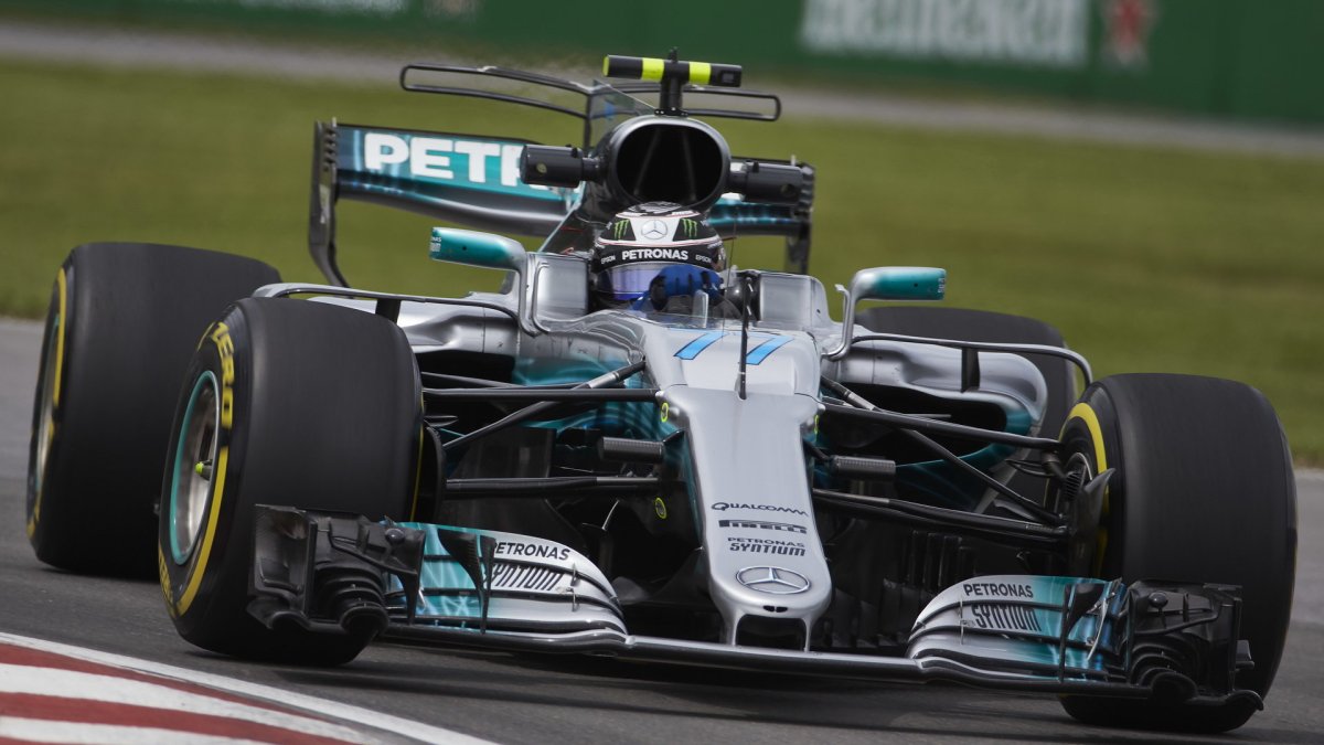Valtteri Bottas při tréninku v Kanadě