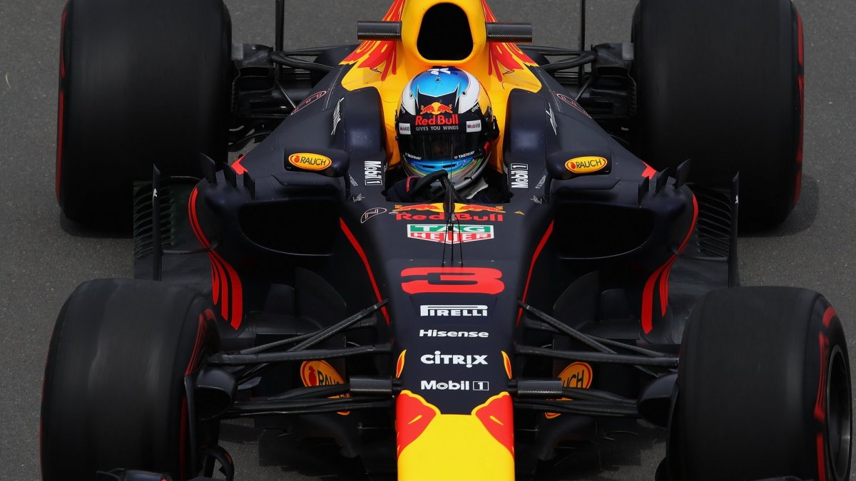 Daniel Ricciardo při tréninku v Kanadě