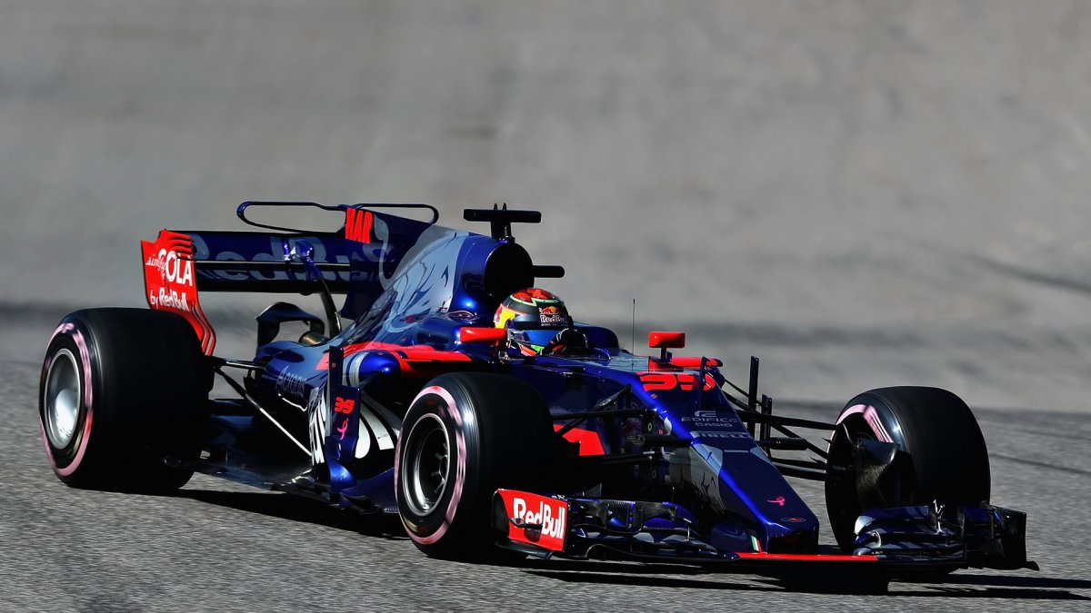 Brendon Hartley v závodě v Austinu