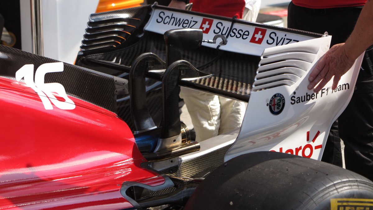 Detal vozu Toro Rosso při 3. sobotním tréninku v Rakousku