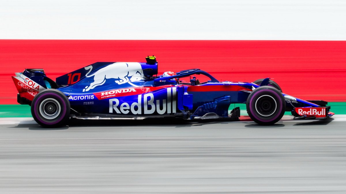 Pierre Gasly v kvalifikaci v Rakousku
