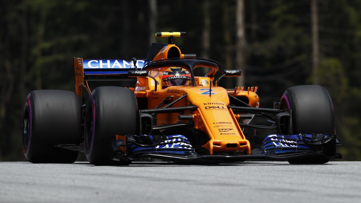 Stoffel Vandoorne v kvalifikaci v Rakousku