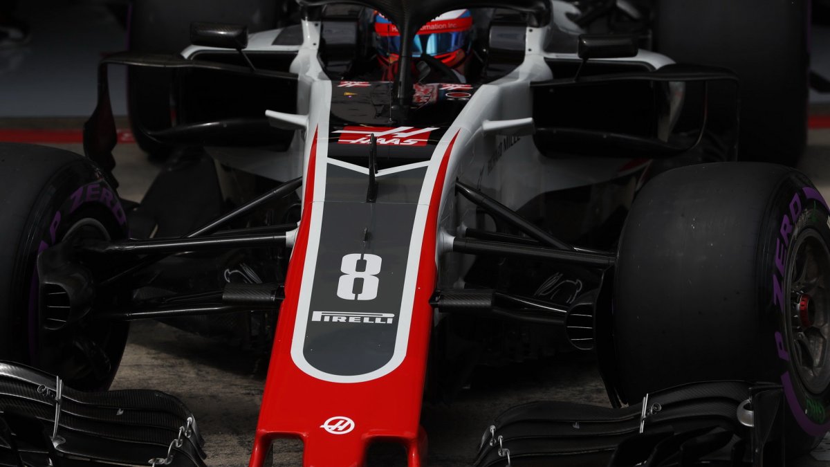 Romain Grosjean v kvalifikaci v Rakousku