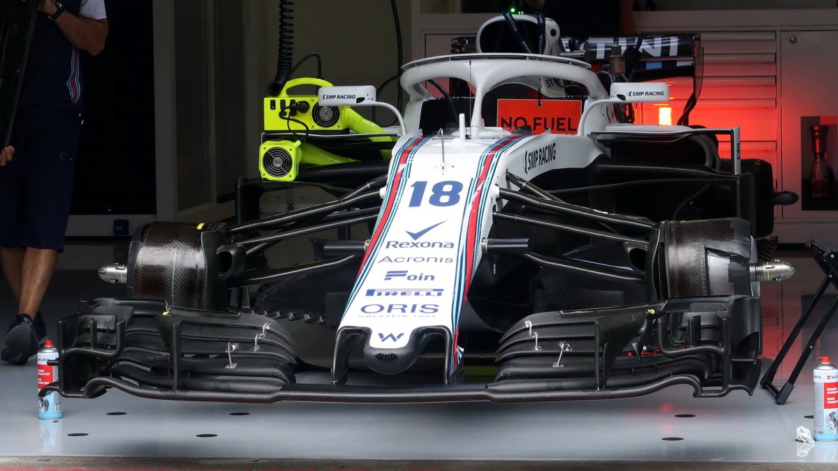 Přípravy na voze Williams v Rakousku