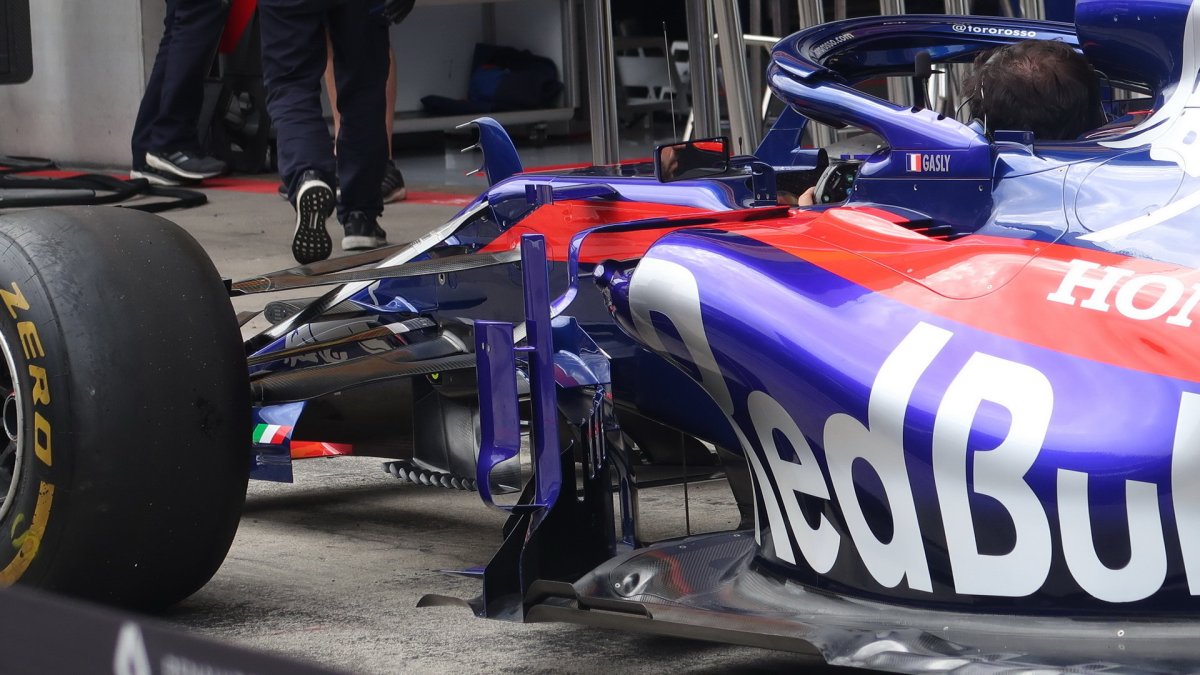 Detail vozu Toro Rosso v Rakousku